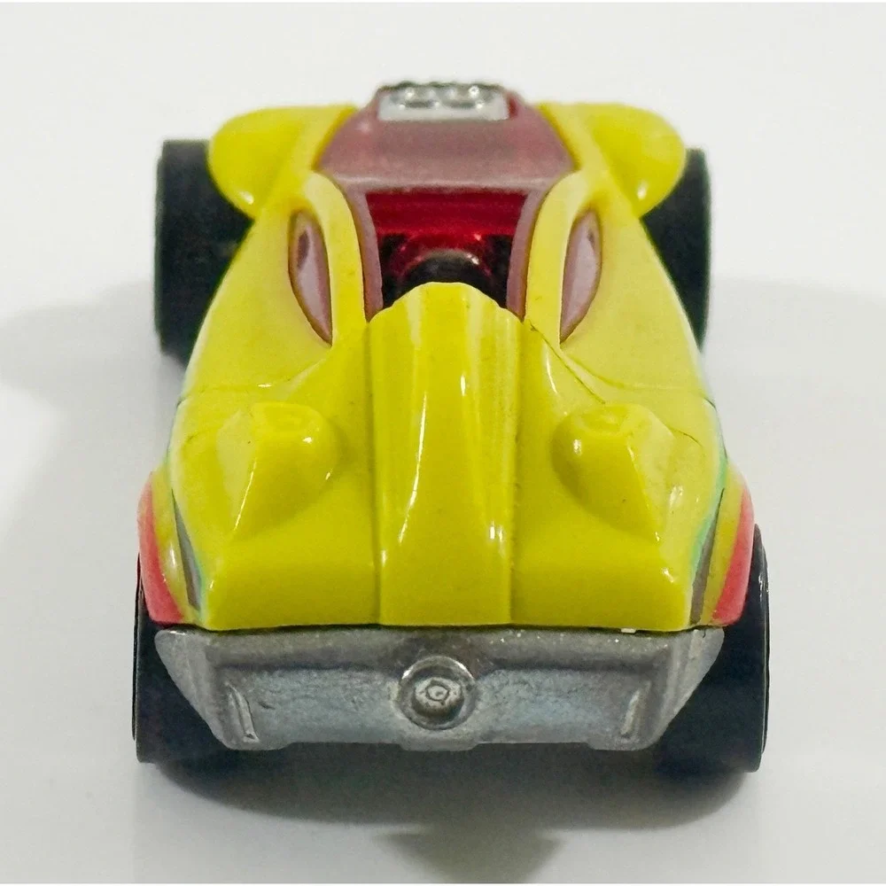 Hot Wheels Accelium Toy Car Yellow AcceleRacers Die-Cast Racing Vehicle
